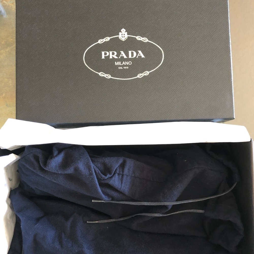 Prada black patent leather dress shoes. - Picture 6 of 7